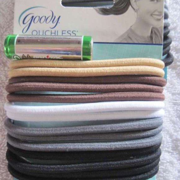 14 Goody Big Thick Fix Ouchless Hair Bands No Metal Elastic Ponytailers Java - Picture 8 of 16
